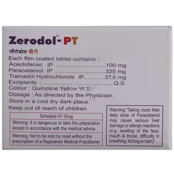 zerodol pt tablet 10's